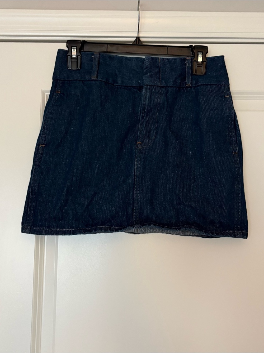 Express Women’s Dark Blue Denim Mini Skirt
